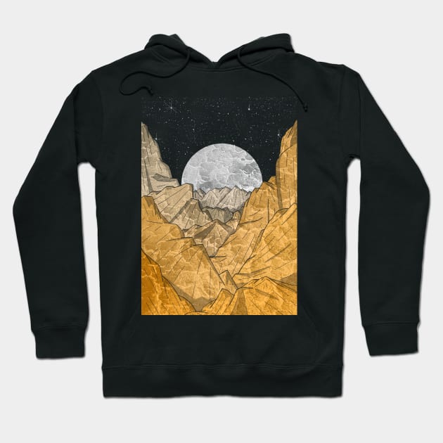 The Copper Mountains Hoodie by Swadeillustrations